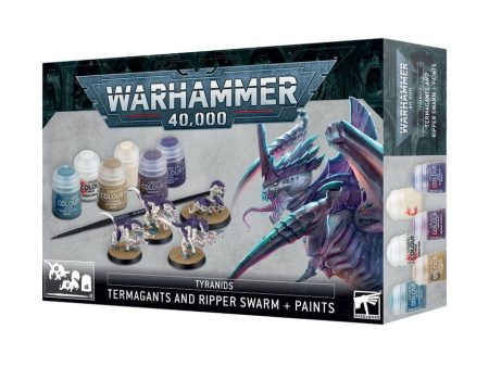 Tyranids: Termagants and Ripper Swarm + Paints Set Fashion